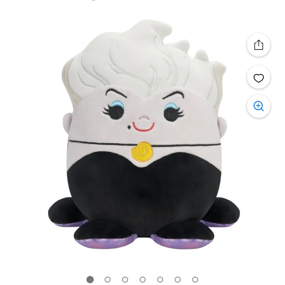 Disney Ursula Squishmallow 8”